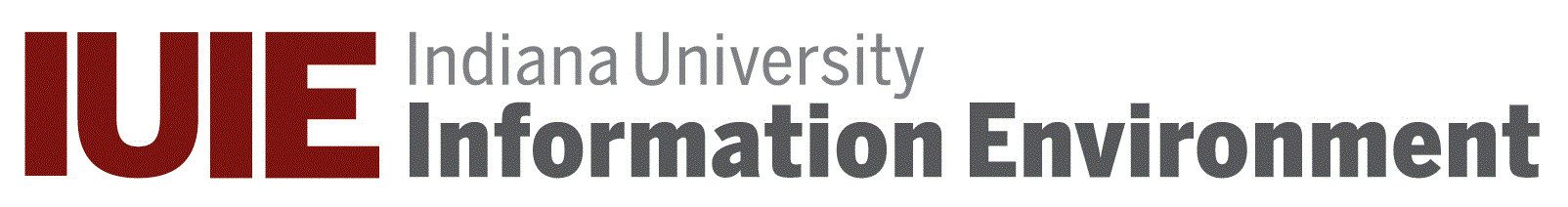 Indiana University Information Environment logo